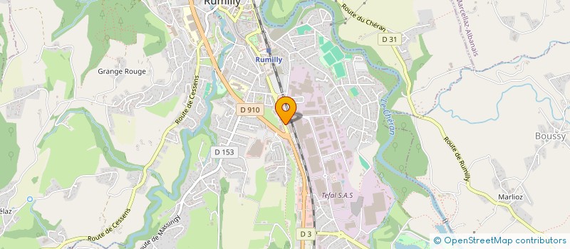 localisation de l'entreprise MONSIEUR SAMIR RAGHOUI  RUMILLY