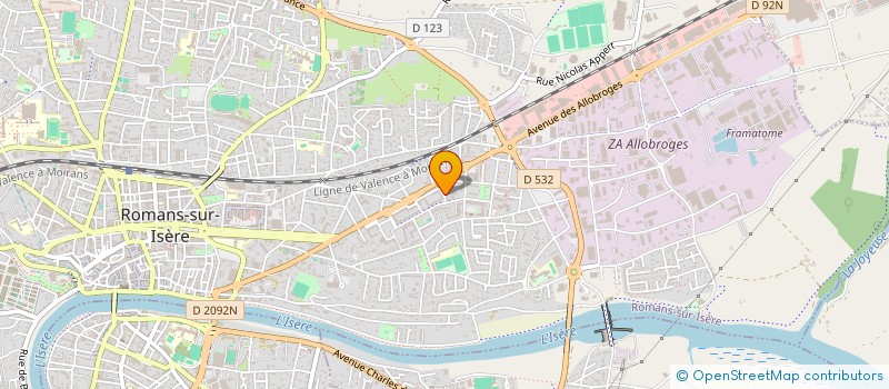 localisation de l'entreprise MONSIEUR SAMIR RAHMOUNI  ROMANS-SUR-ISERE