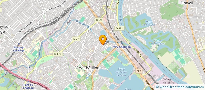 localisation de l'entreprise MONSIEUR SAMIR RAINI à VIRY-CHATILLON