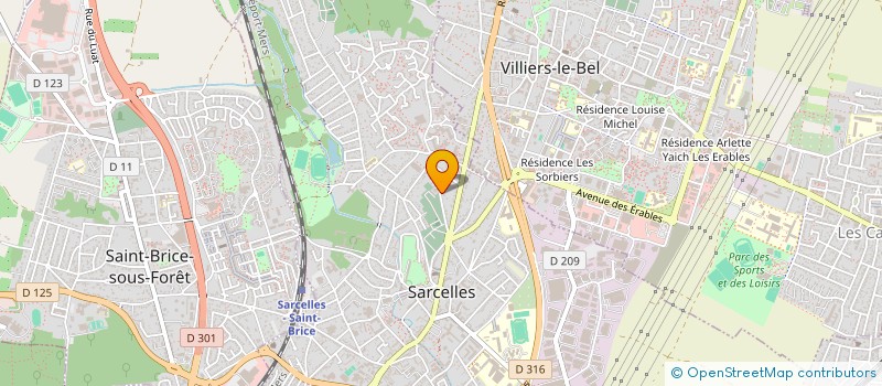 localisation de l'entreprise MONSIEUR SAMIR RAMDANE à SARCELLES