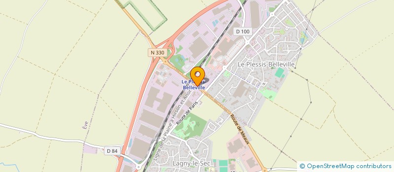 localisation de l'entreprise MONSIEUR SAMIR RAOUADI  LE PLESSIS-BELLEVILLE