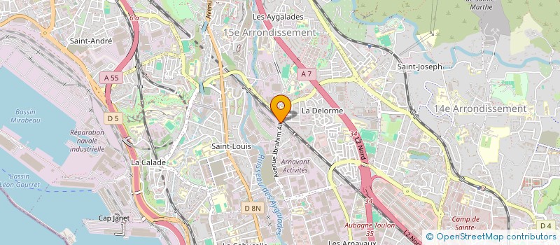 localisation de l'entreprise MONSIEUR SAMIR REBAAOUI à MARSEILLE 15EME