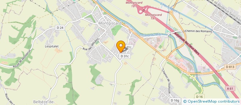 localisation de l'entreprise MONSIEUR SAMIR REDOUANE  MONTGISCARD