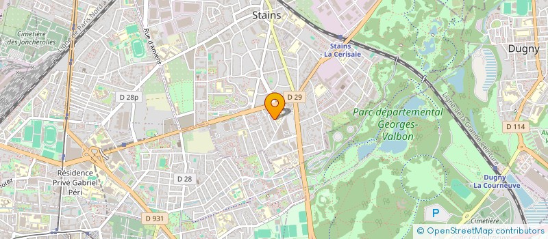 localisation de l'entreprise MONSIEUR SAMIR REZAIMIA à STAINS