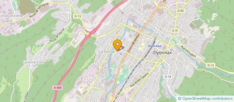 localisation de l'entreprise MONSIEUR SAMIR RHANNAM à OYONNAX