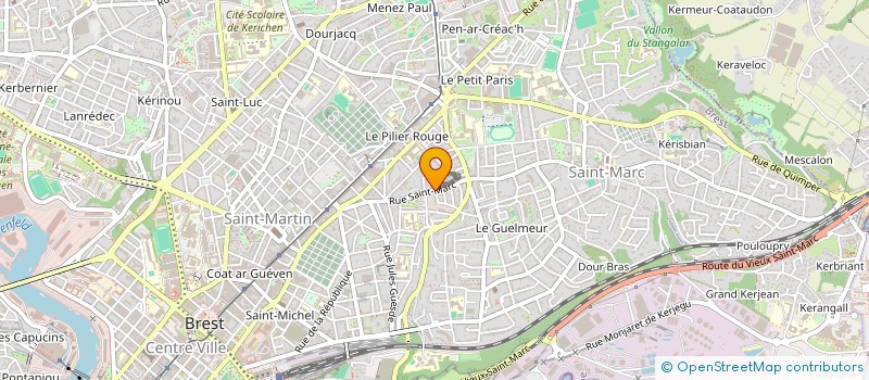 localisation de l'entreprise MONSIEUR SAMIR RIDA à BREST