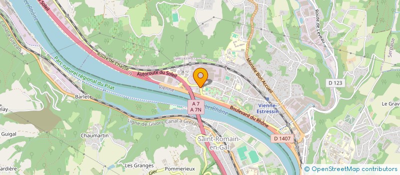 localisation de l'entreprise MONSIEUR SAMIR SABOTIC  VIENNE