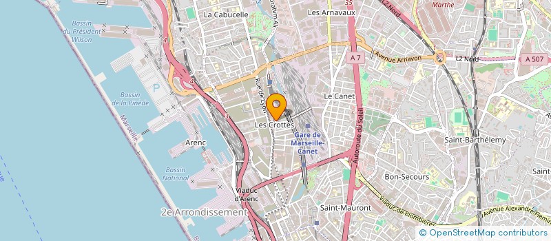 localisation de l'entreprise MONSIEUR SAMIR SAHIM à MARSEILLE