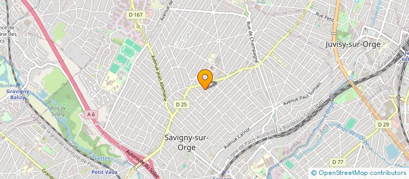 localisation de l'entreprise MONSIEUR SAMIR SAHRI à SAVIGNY-SUR-ORGE