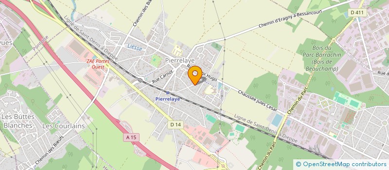 localisation de l'entreprise MONSIEUR SAMIR SAIDANI  PIERRELAYE