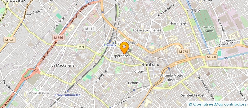 localisation de l'entreprise MONSIEUR SAMIR SAIDJ  ROUBAIX