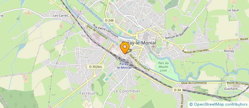 localisation de l'entreprise MONSIEUR SAMIR SAKR à PARAY-LE-MONIAL