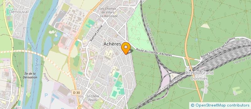 localisation de l'entreprise MONSIEUR SAMIR SEBTI  ACHERES