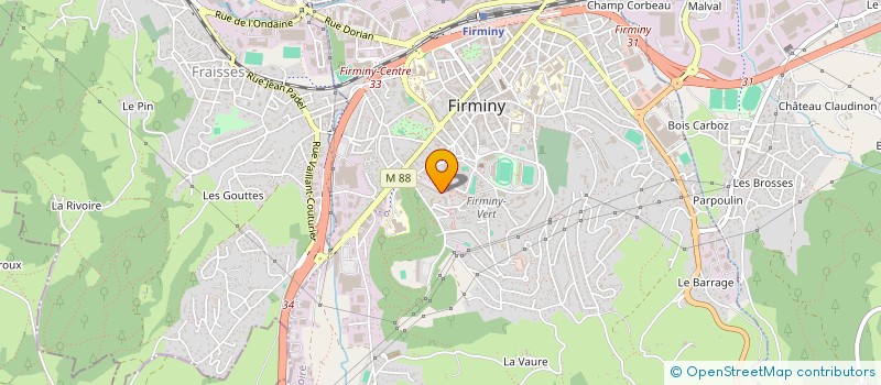 localisation de l'entreprise MONSIEUR SAMIR SGUINI  FIRMINY