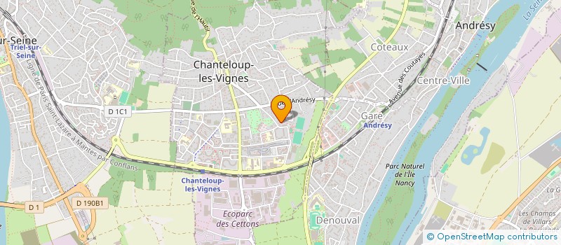 localisation de l'entreprise MONSIEUR SAMIR SI BRAHIM  CHANTELOUP-LES-VIGNES