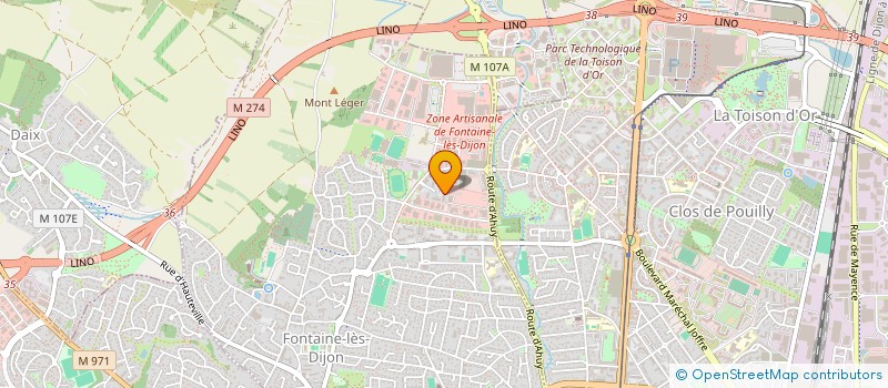localisation de l'entreprise MONSIEUR SAMIR SINANI  FONTAINE-LES-DIJON