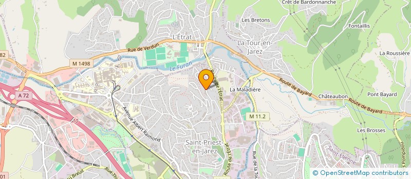 localisation de l'entreprise MONSIEUR SAMIR SLIMANI  SAINT-PRIEST-EN-JAREZ