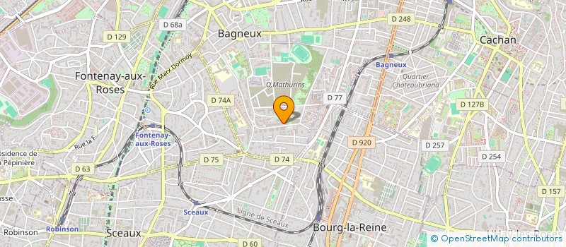 localisation de l'entreprise MONSIEUR SAMIR SLIMANI à BAGNEUX