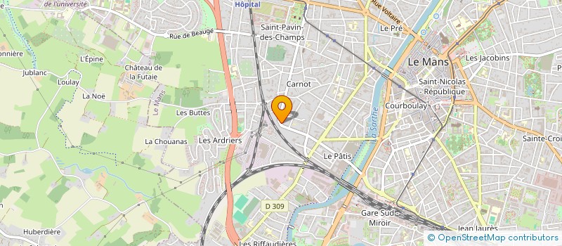 localisation de l'entreprise MONSIEUR SAMIR SLIMANI  LE MANS