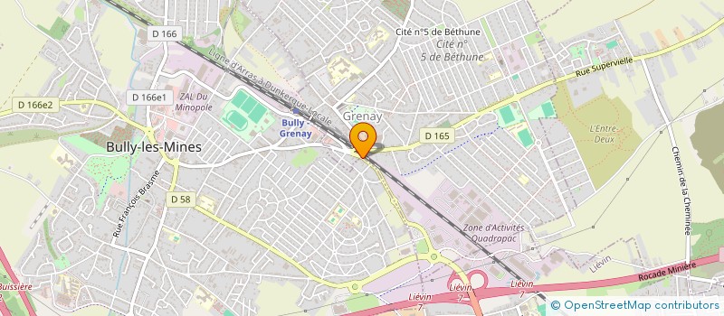 localisation de l'entreprise MONSIEUR SAMIR SMIDA  BULLY LES MINES