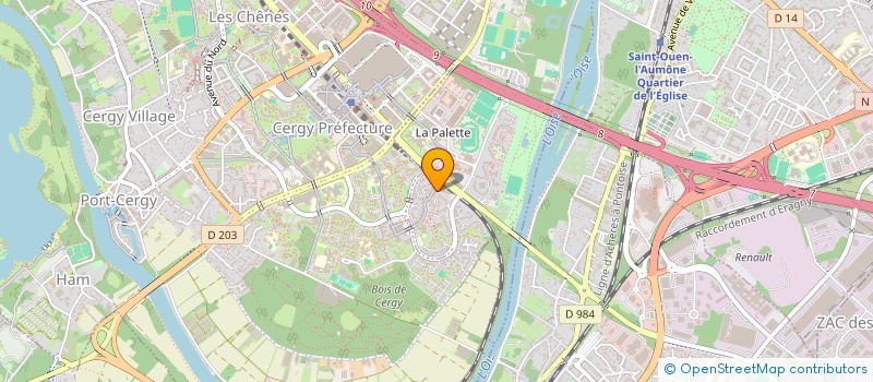 localisation de l'entreprise MONSIEUR SAMIR SOUFI  PONTOISE