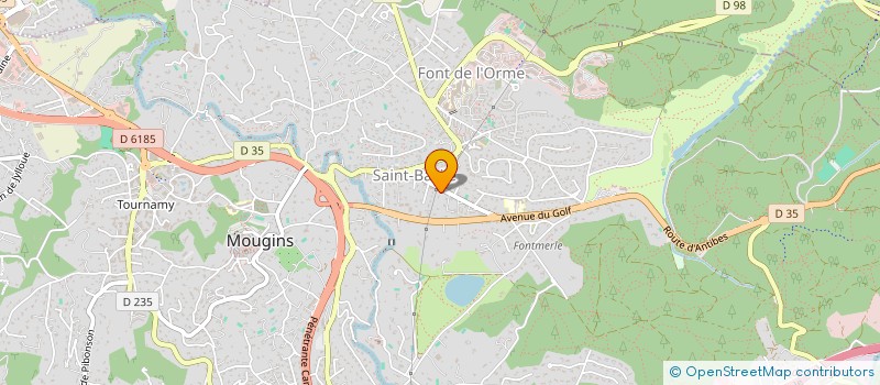 localisation de l'entreprise MONSIEUR SAMIR TAHIRI à MOUGINS