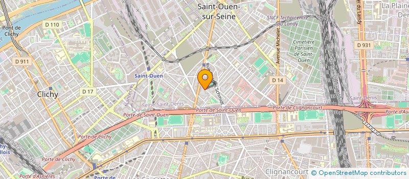 localisation de l'entreprise MONSIEUR SAMIR TALHA à SAINT-OUEN-SUR-SEINE