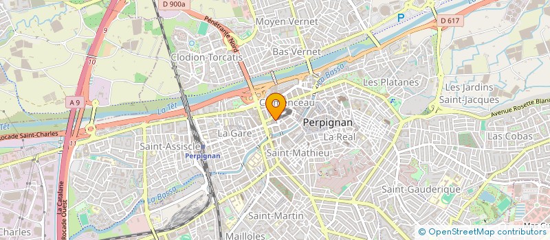 localisation de l'entreprise MONSIEUR SAMIR TOUATI  PERPIGNAN