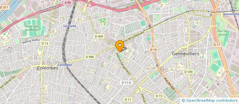 localisation de l'entreprise MONSIEUR SAMIR TOUBI  ASNIERES-SUR-SEINE