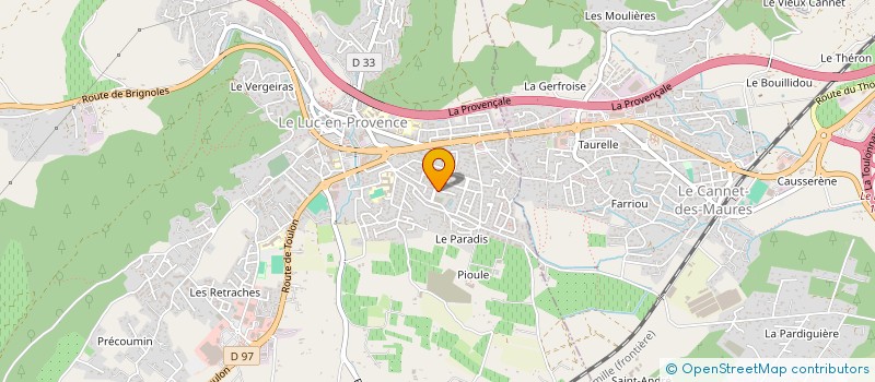 localisation de l'entreprise MONSIEUR SAMIR TOUHAMI  LE LUC