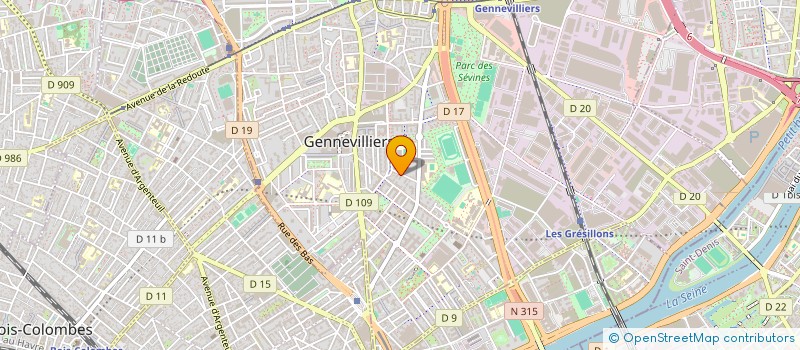 localisation de l'entreprise MONSIEUR SAMIR YOUNSI à GENNEVILLIERS