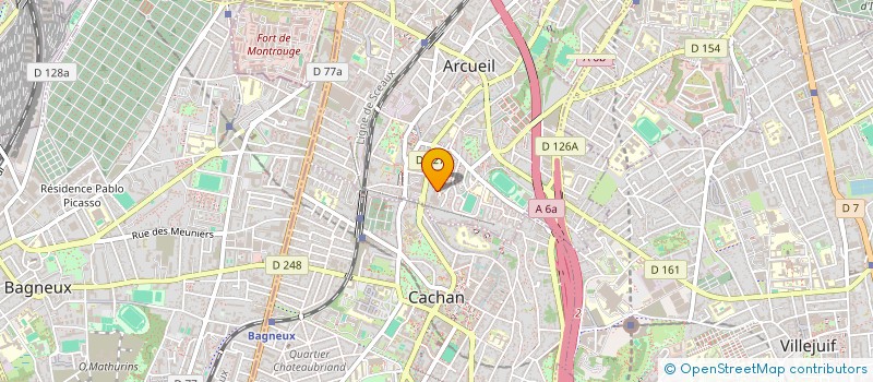 localisation de l'entreprise MONSIEUR SAMIR ZEDADRA  ARCUEIL