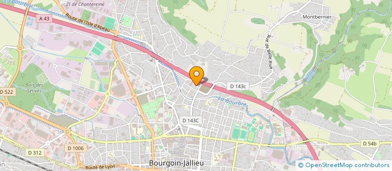 localisation de l'entreprise MONSIEUR SAMIR ZENDAGUI  BOURGOIN-JALLIEU