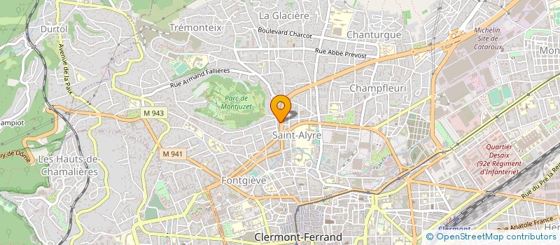 localisation de l'entreprise MONSIEUR SAMIR ZENDAOUI  CLERMONT-FERRAND