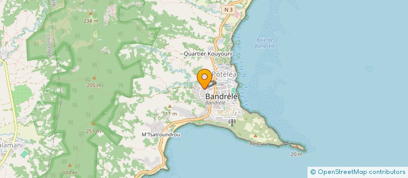localisation de l'entreprise MONSIEUR SAMIRDINE HALIFA à BANDRELE