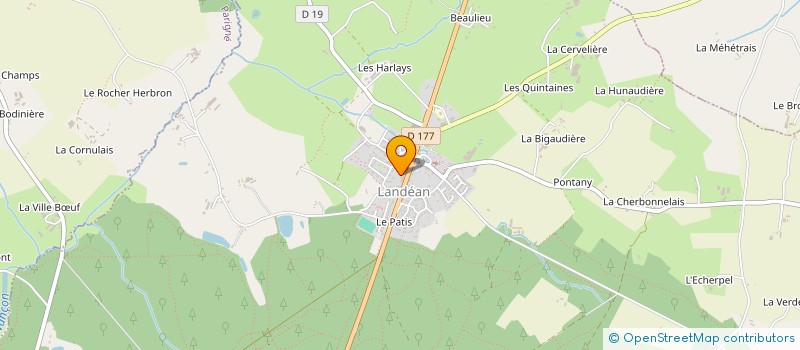 localisation de l'entreprise MONSIEUR SAMIROUDINE OUMAR  LANDEAN