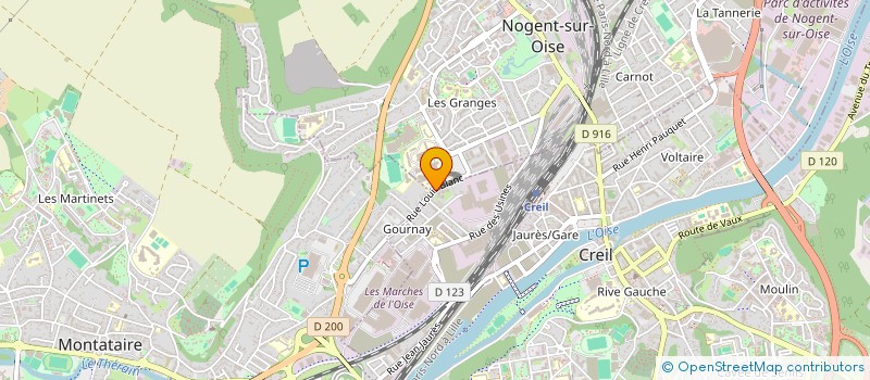 localisation de l'entreprise MONSIEUR SAMIUDDIN KHOSTAI  CREIL