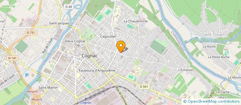 localisation de l'entreprise MONSIEUR SAMIUELA VEA  COGNAC