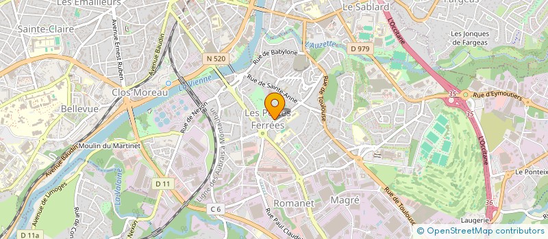 localisation de l'entreprise MONSIEUR SAMIULHAQ AKHUNZADA à LIMOGES