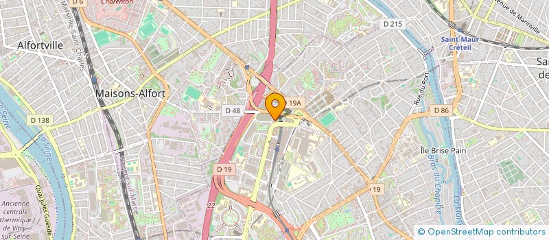 localisation de l'entreprise MONSIEUR SAMIULLAH HEMATZAZAI  CRETEIL