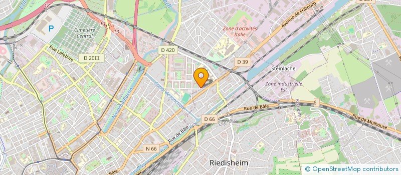 localisation de l'entreprise MONSIEUR SAMIULLAH KHPALWAK  MULHOUSE