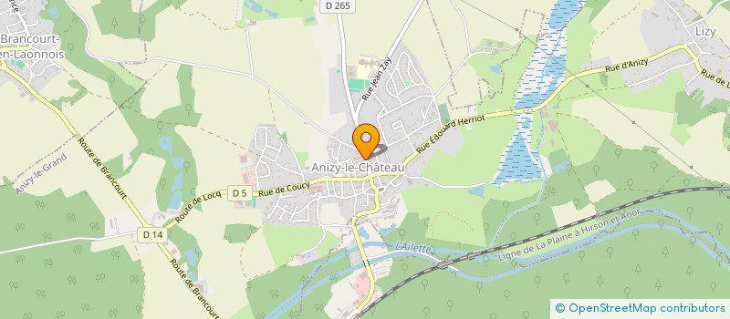 localisation de l'entreprise MONSIEUR SAMIULLAH SAFI à ANIZY-LE-GRAND