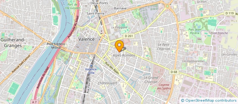 localisation de l'entreprise MONSIEUR SAMIULLAH SAFI  VALENCE