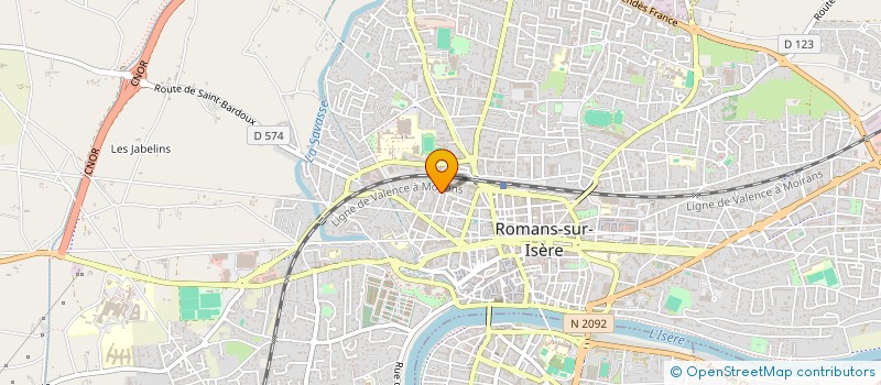 localisation de l'entreprise MONSIEUR SAMIULLAH SHERZAI  ROMANS-SUR-ISERE