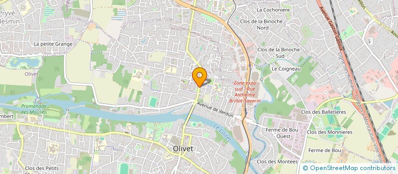 localisation de l'entreprise MONSIEUR SAMIULLAH STANIKZAI à OLIVET