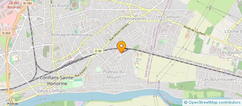 localisation de l'entreprise MONSIEUR SAMIULLAH TARAKY  CONFLANS-SAINTE-HONORINE