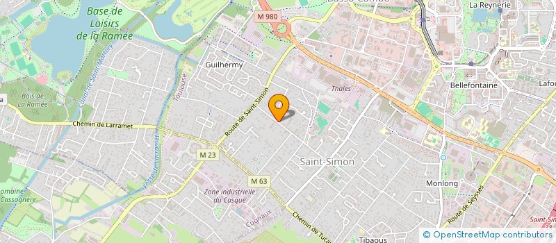 localisation de l'entreprise MONSIEUR SAMIUSSA YOUNOUSSA  TOULOUSE