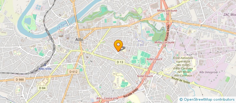 localisation de l'entreprise MONSIEUR SAMKOUBA GASSAMA à ALBI