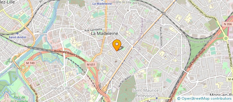 localisation de l'entreprise MONSIEUR SAMMUEL FIQUET à LA MADELEINE