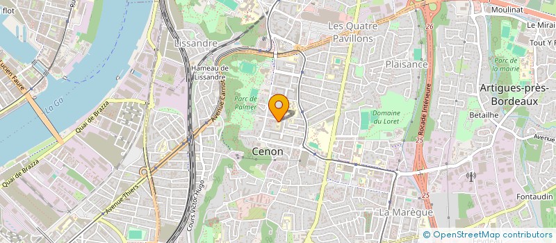 localisation de l'entreprise MONSIEUR SAMMY AYAD  CENON